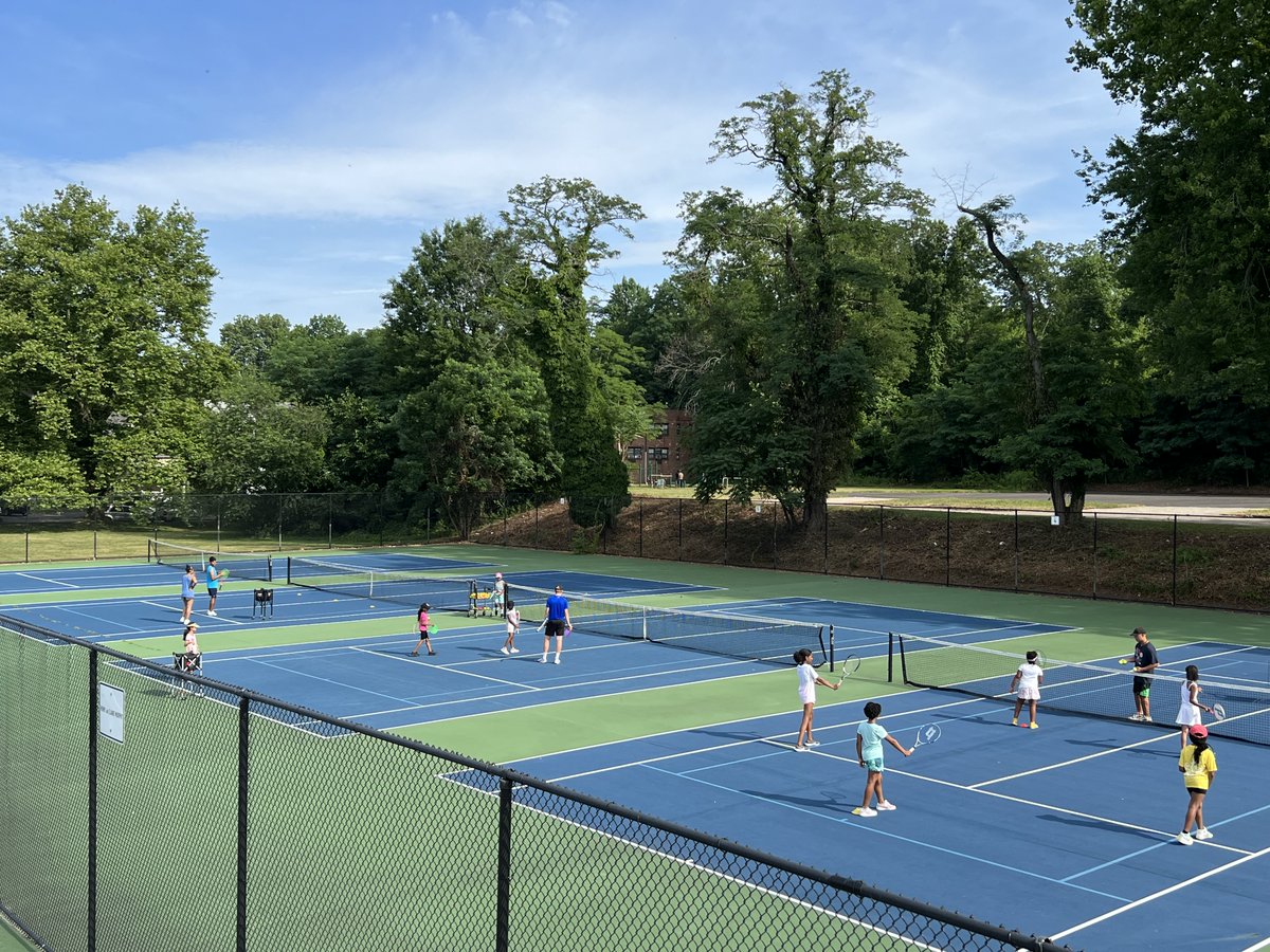 The second week of summer camp is off to a great start!! #tenniscamp #funinthesun #njtlt #ustams #ustaf