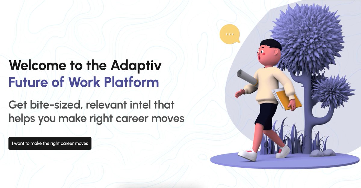 🚀 Track the latest trends in the future of work. Get Adaptiv & learn what's happening in the future of work: adaptiv.me #FutureOfWork #BeingAdaptiv