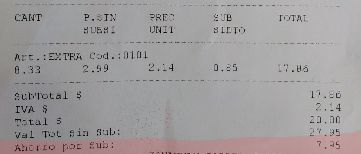 darthuro1's tweet photo. Qué significó el subsidio de gasolina de 7,95 USD en mi auto del día de hoy:
Jeringuillas 10ml 50 unid
Paracetamol 40 tab
Ibuprofeno 36 tab
Azitromicina 5 tab
Amoxicilina 66 tab
Cloruro Na 0,9% 1000cc 7 fcos
Dextrosa 5% 1000cc 6 fcos
El por qué de las cosas... @Miguicho_Crespo https://t.co/cwHiL6NNY0