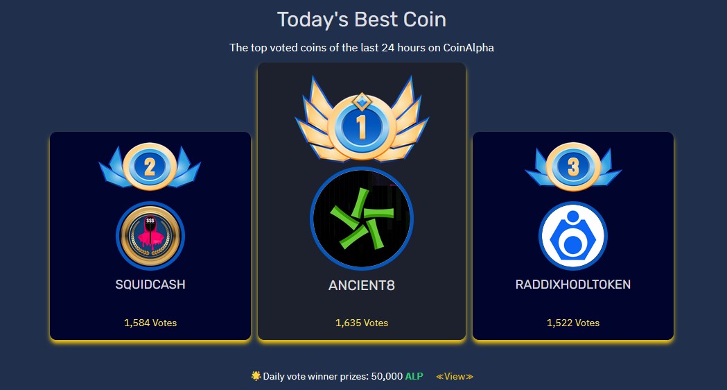 RaddixBrands's tweet photo. 🔥🔥🔥What a surprise! 🔥🔥🔥

The #RHT has already made it to third place at @CoinAlpha3! 
At this point, once again, a big thank you to everyone who has supported us up to this point! 🚀🚀🚀

https://t.co/SWQbihMigY

#cryptocurrencies #StableCoin #cryptocurrecy https://t.co/xZ8JIacRB1