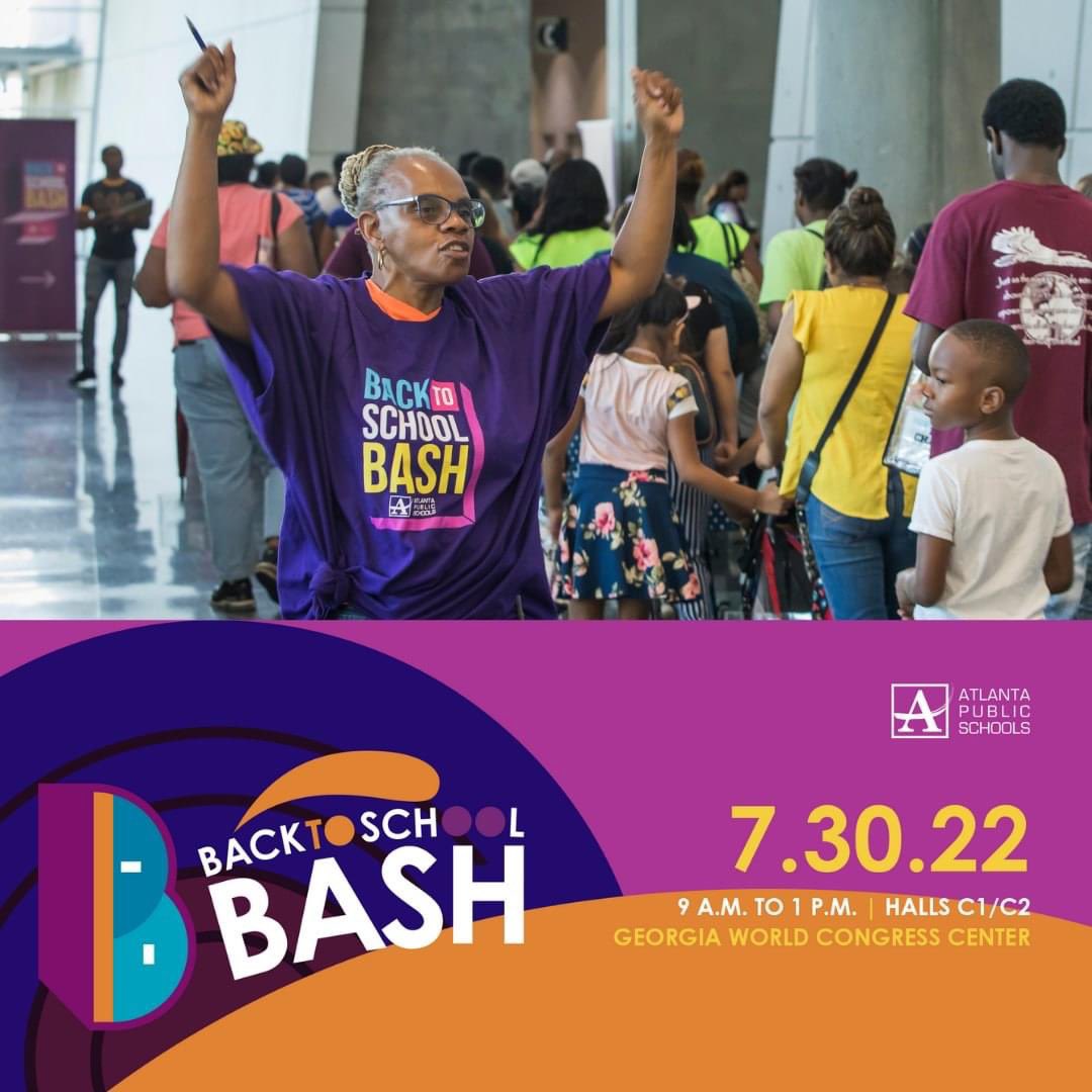 APS Back to School Bash! Saturday 7/30 - 9am to Georgia World Congress Center