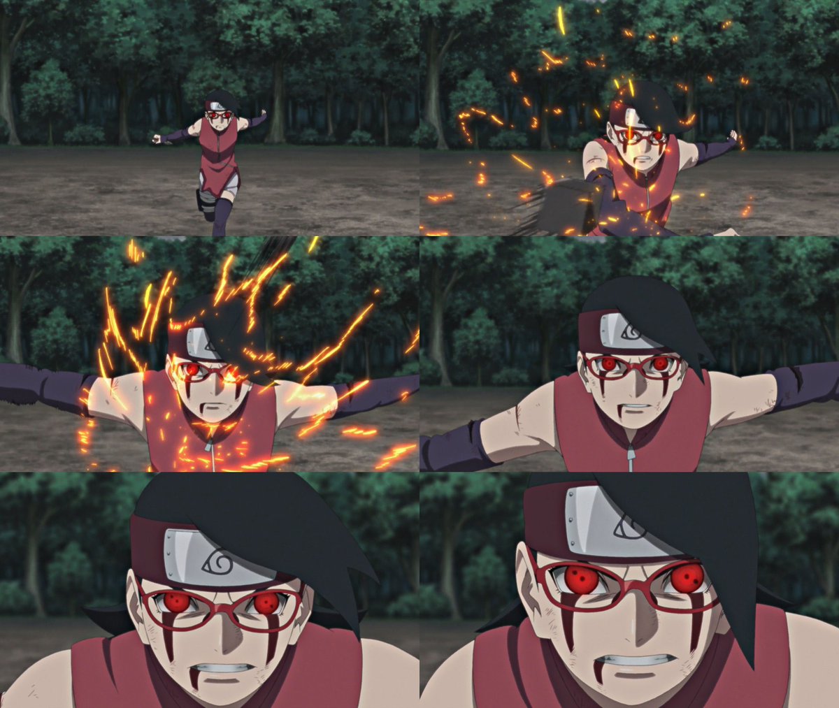 DailySarada_'s tweet photo. Sarada in episode 166 🤯 https://t.co/vHMWKeBd0L