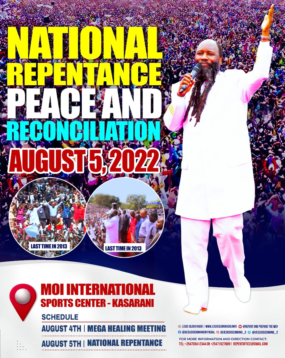 FaustineAuma5's tweet image. For I take no pleasure in the death of anyone, declares the Sovereign LORD. Repent and live! (Ezekiel 18:32)
#RepentAndLive