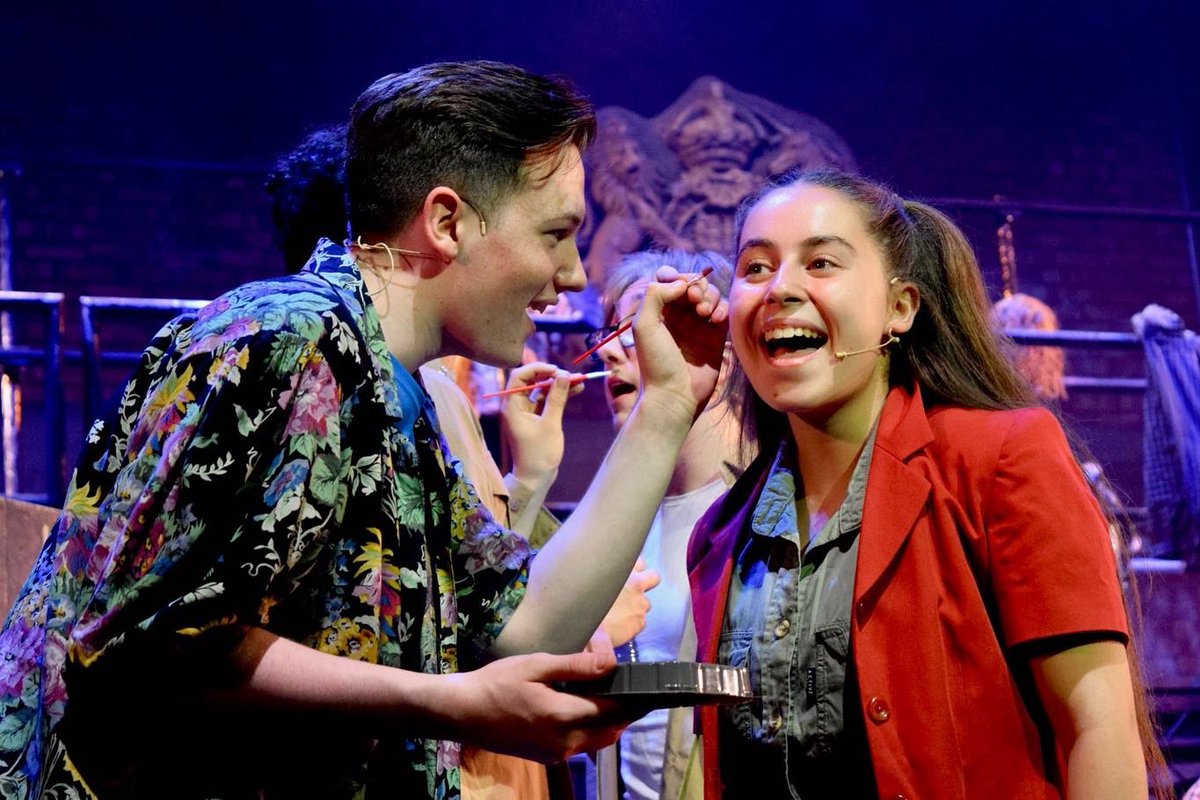 RDDC_UK's tweet photo. #GODSPELL opens tomorrow night! 

With plenty of comic timing and an eclectic blend of songs, ranging in style from rock to vaudeville, the story of Jesus is brought to life on stage- with a modern twist!
⏰ 8-9 July 
📍 Kenneth More Theatre
📸 @FraserStainton 
#ilford #redbridge https://t.co/xnXqIcwTQy