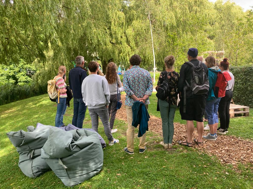 Met de cultuuraanbieders van <a href="/KunstKade/">KunstKade</a> hebben we gister tijdens het netwerken de groene en waterrijke kant van Leeuwarden opgezocht. #Potmarge #MooieZomer2022