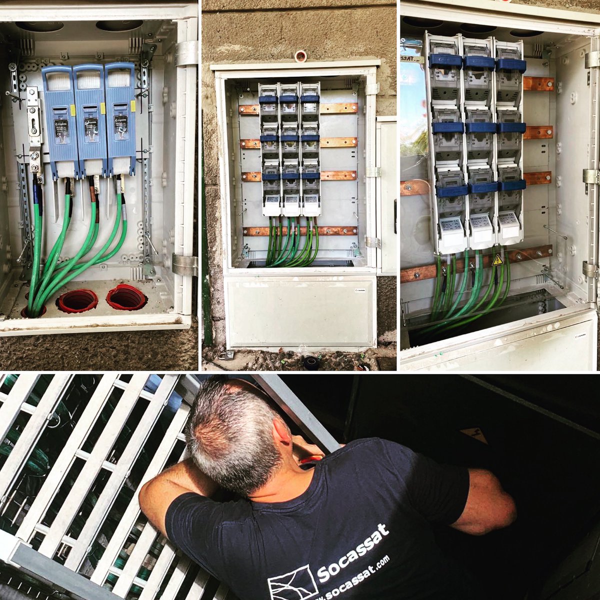SOCASSAT's tweet photo. Algo tan sencillo como la instalación eléctrica, puede convertirse en un dolor de cabeza si no se hacen bien las cosas. Las reformas eléctricas deben hacerse correctamente, con los cables adecuados, con los diámetros correspondientes y sobretodo con los cuadros bien dimensionados https://t.co/OriSR62dg6