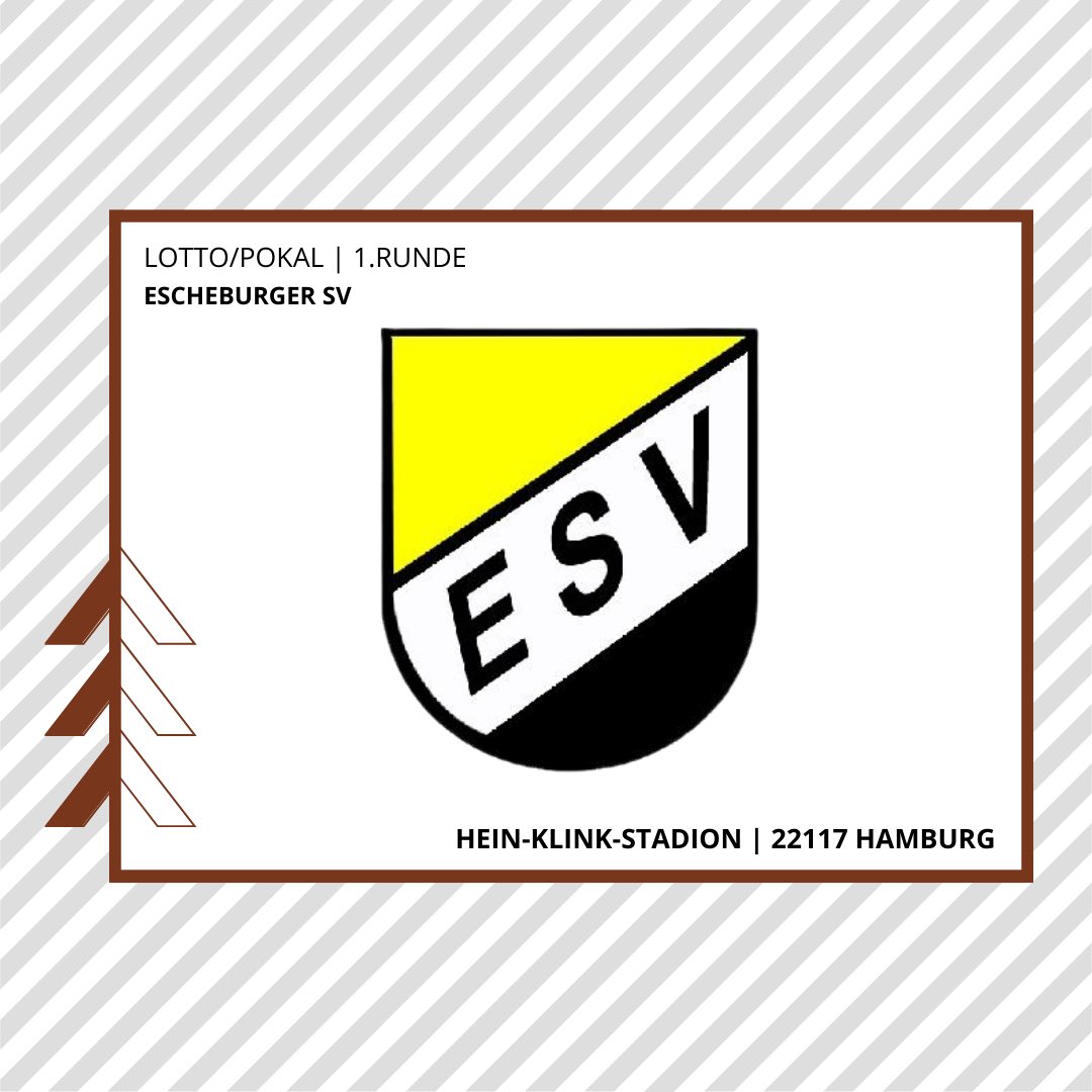 1.Runde Lotto-Pokal 🏆
FR 22.07.2022 | 19:15 UHR 
@escheburgersvliga 

#@hamburgerpokal #heimspiel #hamburg #billstedt #escheburg