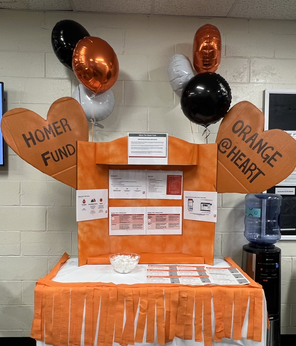 What a great way to teach new associates how we are all one team by kicking off the Homer Fund campaign and showing them how it’s all about associates helping associates. #HomerFund  <a href="/Matt_SM1227/">Matthew Hilley</a> <a href="/BrendanW1227OAM/">Brendan Walters</a> <a href="/CarmelaFioreHD/">Carmela Fiore</a>