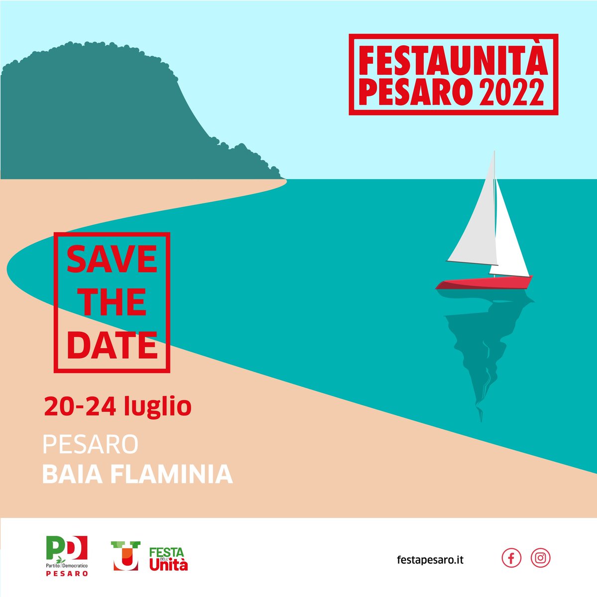 gdpesaro's tweet photo. A #Pesaro quest’anno la #FestaUnità si fa in Baia 😎 https://t.co/JfY8tBkoXR