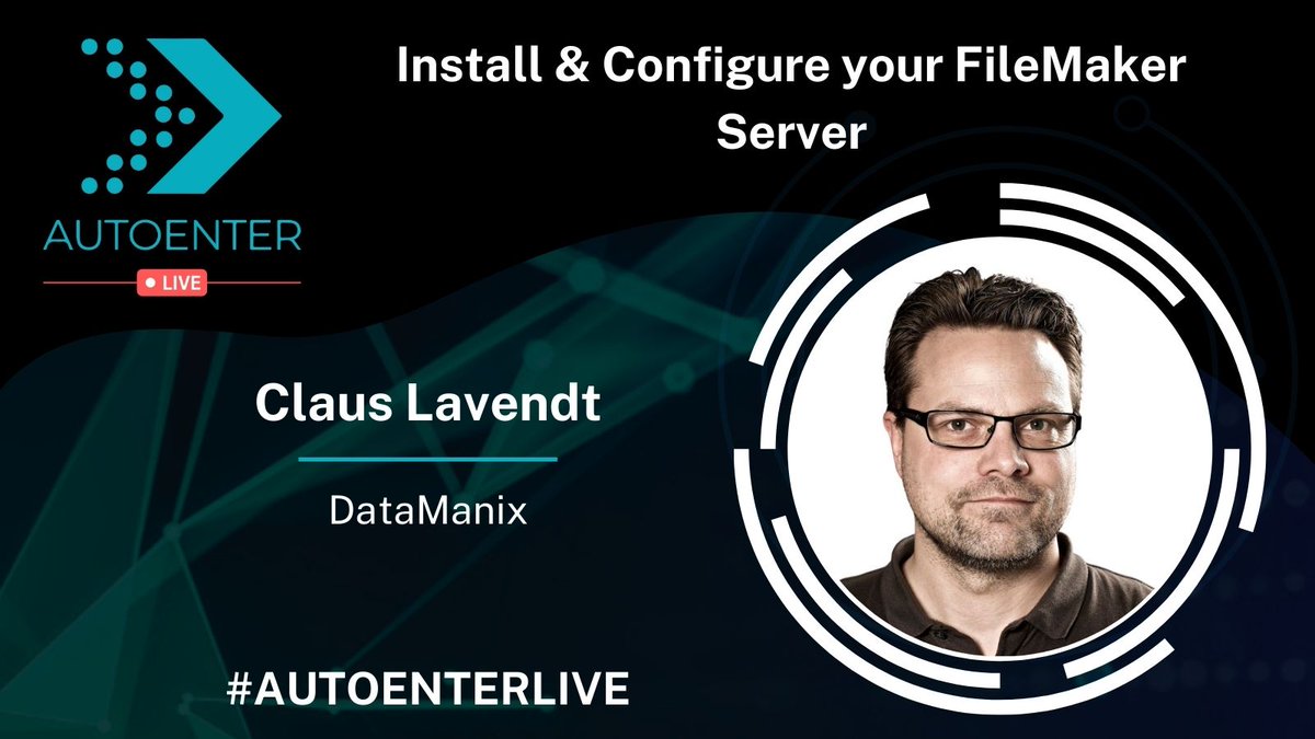 Looking forward to sharing at autoenter.live July 19-20, 2022

Thanks to <a href="/proofGeist/">Proof+Geist</a> and <a href="/soliantconsult/">Soliant Consulting</a> for organising this event.

#autoenterlive
#ClarisFileMaker
<a href="/ClarisOfficial/">Claris, an Apple company</a>