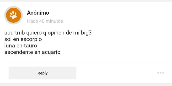 ccrunastica's tweet image. uuuu, sí!
esta combinación proporciona un aura magnética gracias a esa luna en tauro.
muy bueno para ocultar emociones, sensaciones y cosas personales. 
el asc en acuario te da originalidad en la vida y una individualidad entre la multitud.
en teoría, una combinación buena - 🕯️