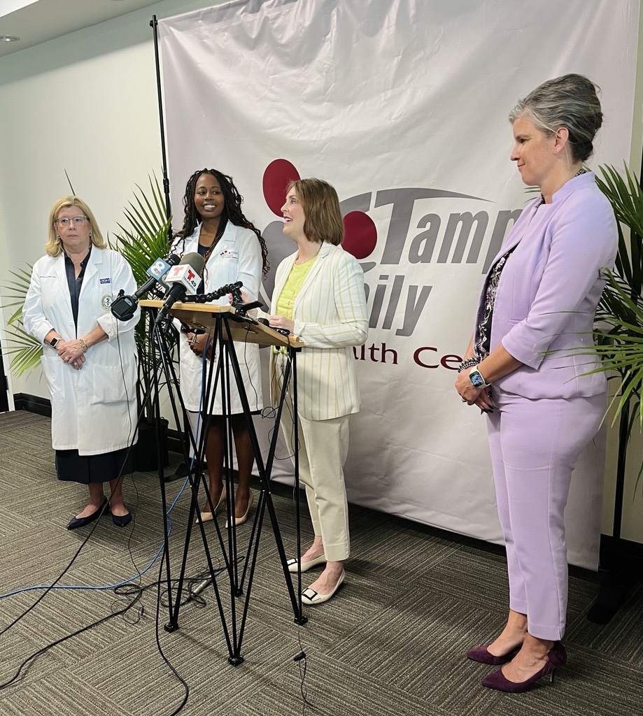 USRepKCastor's tweet photo. Have you heard? The lifesaving #Covid19 vaccine is now available for children under age 5.
 
Check in w your pediatrician, @tampafamhealth local pharmacies or at https://t.co/sZcC31Zzwo, Make a plan before the school year starts on August 10!

https://t.co/V3rutWA0N8 https://t.co/t5hfwXRJsr