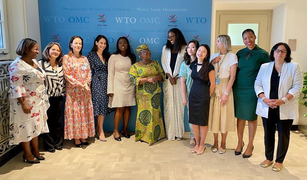 Met with a terrific group of Female Entrepreneurs today, the @UNCTAD eTrade for Women Advocates. These are Ambasadors for women in the digital economy! They are great examples of how women can do well digitally! @mumzworld @TiptiMarket, Birame Sock, @dammyoloke, @lennise01