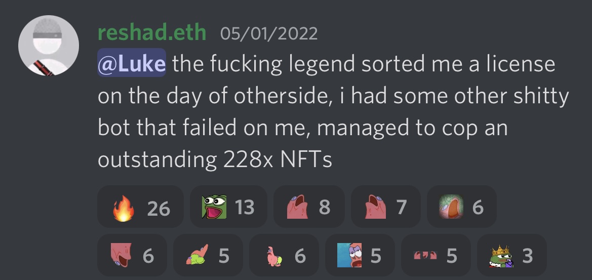 Silk made this 15 year old over $2M of profit in 1 day.💸

"I purchased SilkNFT and it was a seamless process of integrating all my wallets and setting everything up and subsequently minting." 

We have proven ourselves before, and we will continue to do that. 🫡