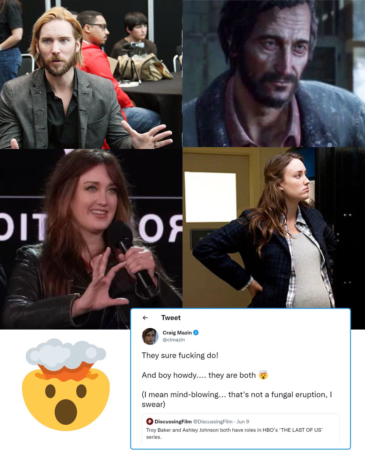 Troy Baker and Ashley Johnson