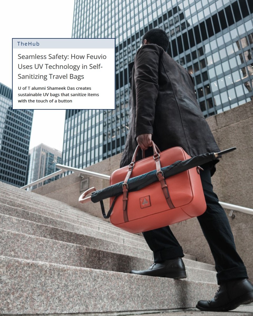 UTSCTheHub's tweet image. "Throughout the city, Shameek Das strolls around with a burnt orange leather messenger bag in hand and a sleek black bag on his back. Both bags are part of Das' venture called Feuvio"

📰 Read more: utsc.utoronto.ca/thehub/seamles…