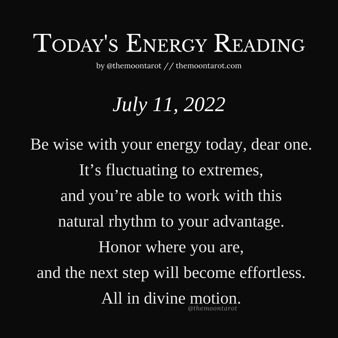 themoontarot_'s tweet photo. Today's Energy Reading: July 11, 2022 https://t.co/2aAoMNEkxM