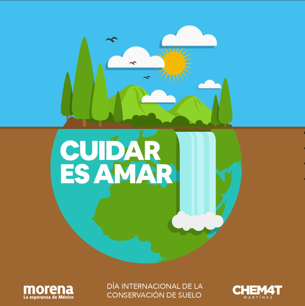 chemamtz_'s tweet photo. No hay vida sin nuestra tierra, sin suelo, conservemos y #regeneremos nuestro suelo y demos un respiro a nuestro planeta. https://t.co/7ZVvY0uod3