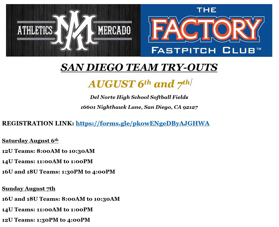 The Factory Fastpitch Club tweet media
