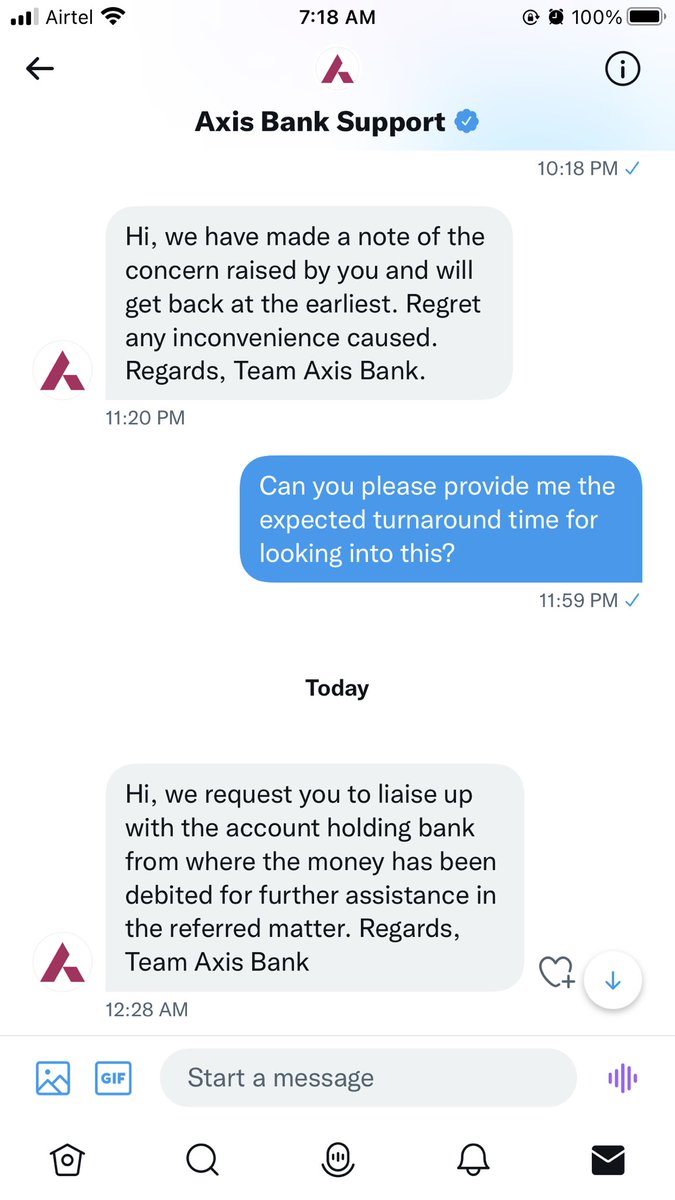 sayujya_c's tweet photo. @AxisBankSupport @TheOfficialSBI I was requested by @AxisBankSupport to connect with you for further investigation. Requesting @MahaCyber1 @MahaPolice @DGPMaharashtra @mieknathshinde @Dev_Fadnavis to assist in the matter as the scamster is running loose with an active bank account even now. https://t.co/GB0rmzWiyq