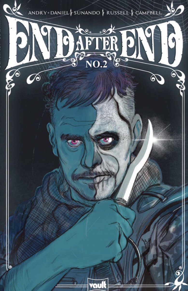 DearWatchers's tweet photo. End After End from @DBAndry #TimDaniel @sunandoisms is a 🔥 start to a world like waking up inside a ⚔️🧚♂️D+D game (& is accessible fun for those of us w/ zero 🚫 ttrpg experience)!
Ask your LCS! 1 (Aug) & 2 (Sept) ➡️@thevaultcomics = BUY EVERY TITLE, thanks @afwassel 👏 #comics https://t.co/csnJjvW6CS