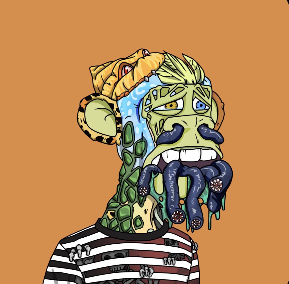 nftjimmyjim's tweet image. Thought I’d make it official. Jimmy got his own account! Drop a follow and support your boi. #MAYC #apefollowape