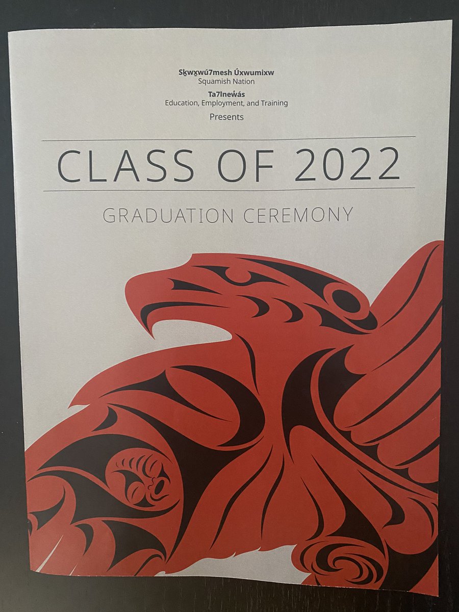 What a beautiful Graduation Ceremony hosted by @SquamishNation today. Congratulations to the Grads of 2022! @carsonsecondary @NVSD44