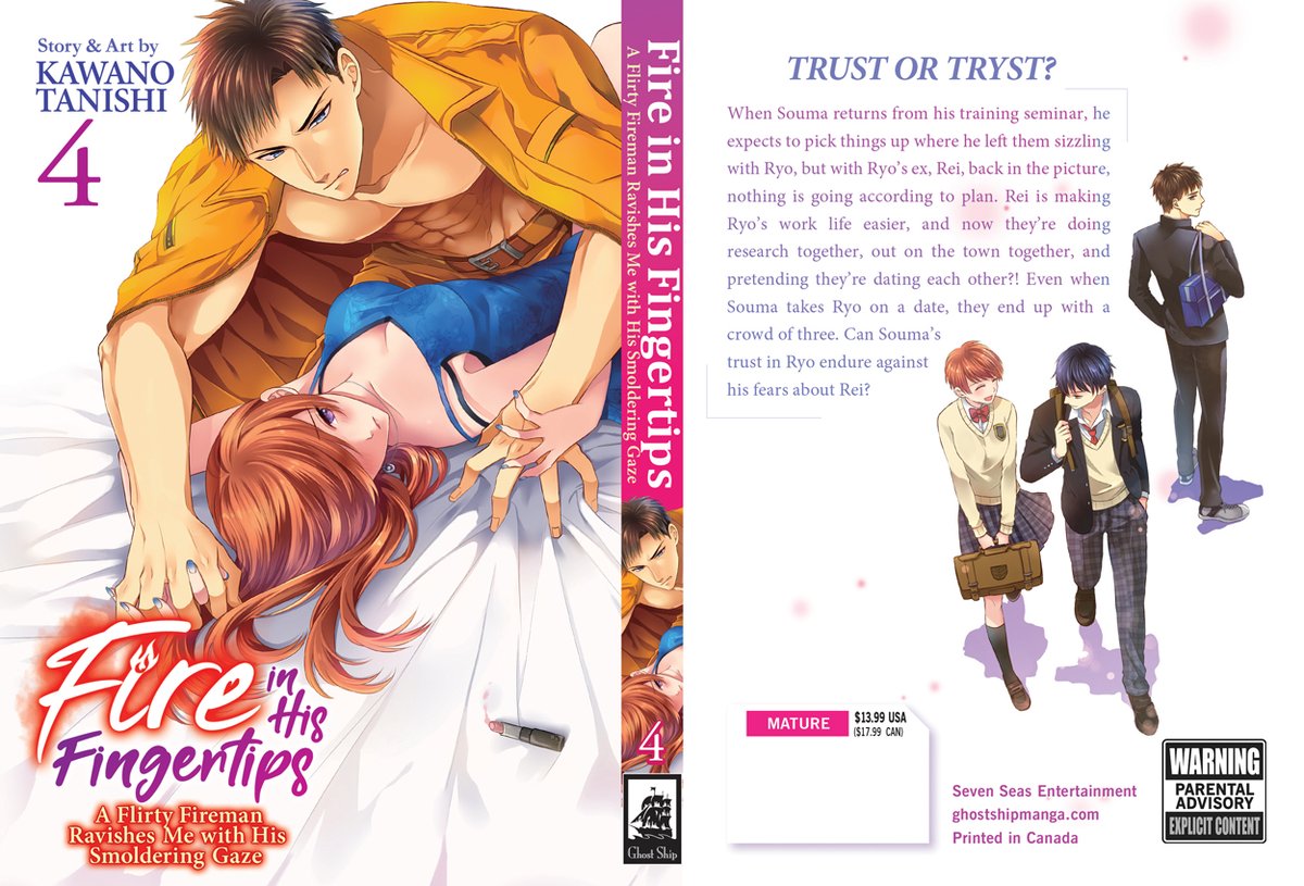 Fire In His Fingertips Manga Vol 1 Seven Seas on Twitter: "FIRE IN HIS FINGERTIPS: A FLIRTY FIREMAN