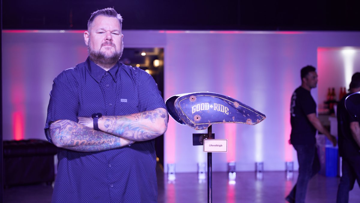 GoodRide's tweet image. Throwback to @feedbigb and his 🔥 tank! We are so thankful for all of you that participated in the auction. The proceeds from this auction make a huge difference in our ability to support our veterans.