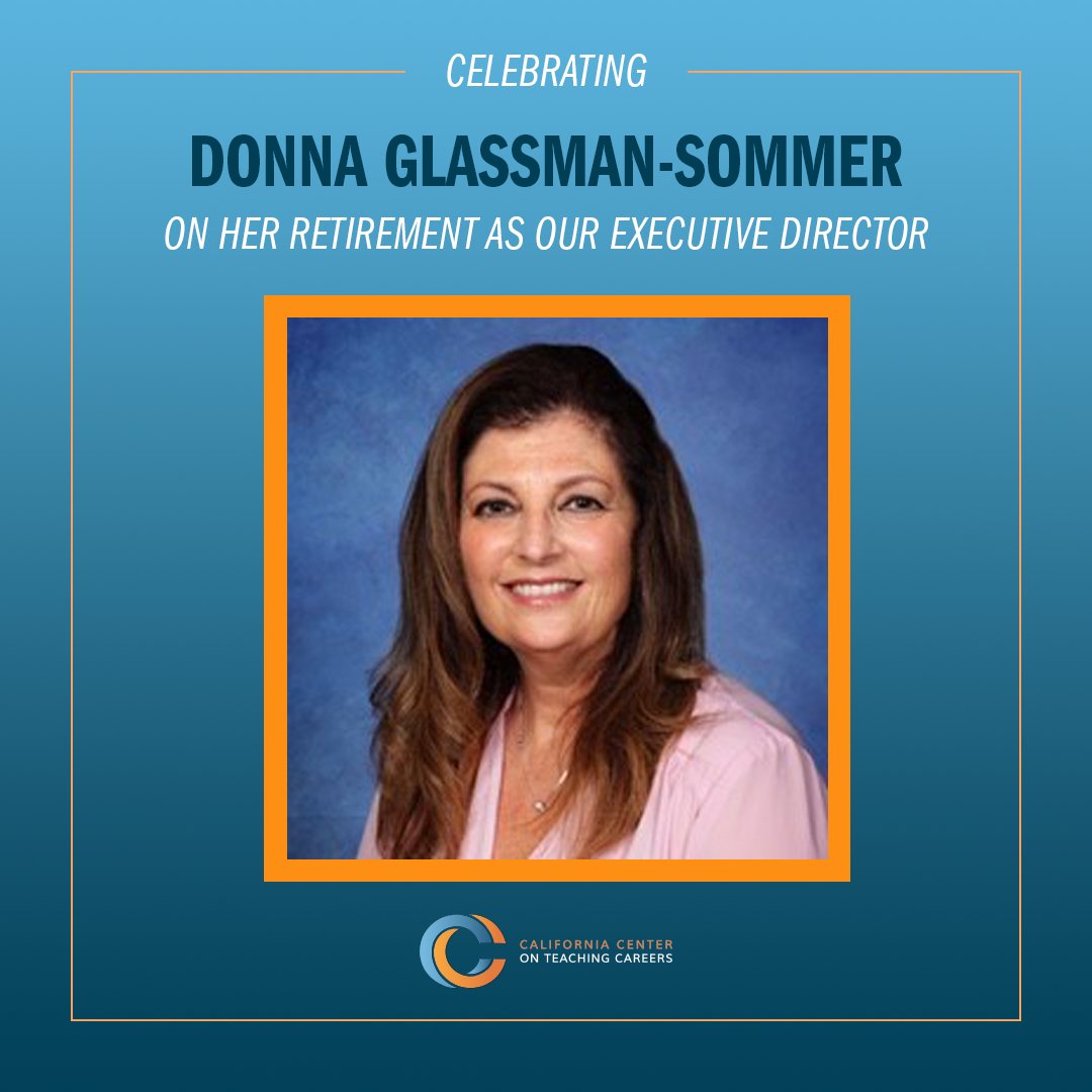 Today, we’re honoring and celebrating Donna Glassman-Sommer, who is retiring as our Executive Director after more than 40 years in the teaching profession! 🧵1/