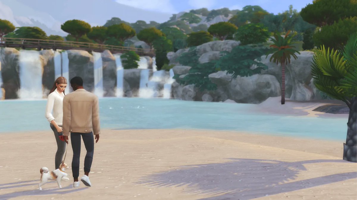 simsovelove96's tweet photo. Love, the beach and a new family member Louis 🐶

@TheSims 
#sims #sims4 #TheSims #TheSims4 #doggy #dogsoftwitter #simslove #love #showusyoursims #SimsCreatorsCommunity https://t.co/0G7XRgS2f9