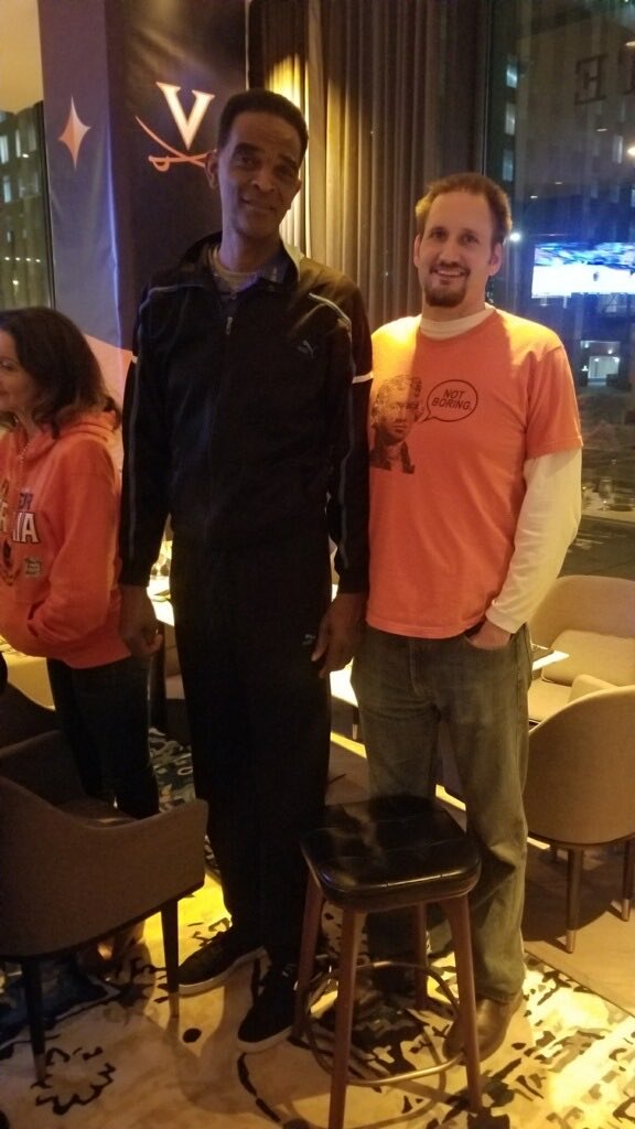 Happy Birthday to UVA legend Ralph Sampson! 

One of the very few people who can make me look short. 