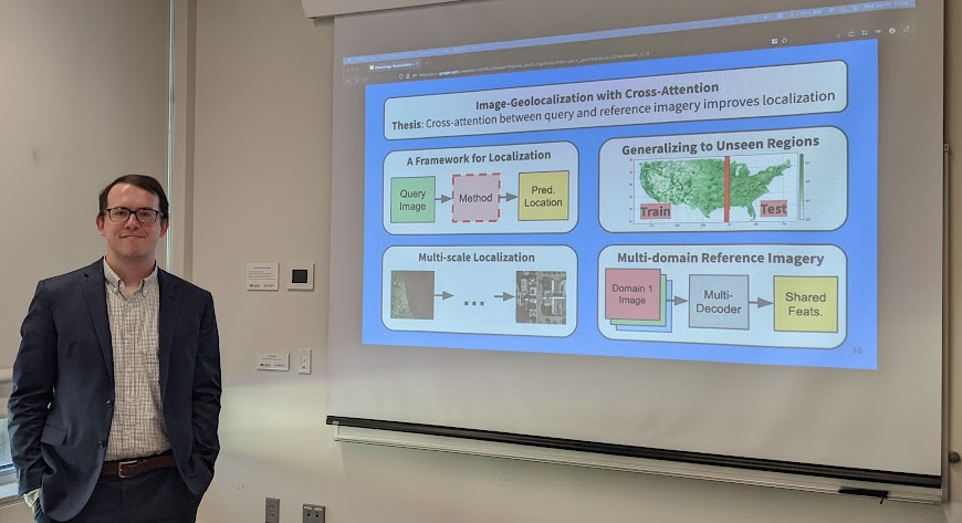 Multimodal Vision Research Lab @ WashU (@multimodal_lab) on Twitter photo Congrats to <a href="/csgreenwell/">Connor Greenwell</a> (connorgreenwell.com) for successfully defending his PhD thesis in Computer Science <a href="/ukyengineering/">UK Engineering</a>! His research focused on image geo-localization with attention-based models. Next stop: <a href="/Kitware/">Kitware</a>! Congrats to <a href="/csgreenwell/">Connor Greenwell</a> (connorgreenwell.com) for successfully defending his PhD thesis in Computer Science <a href="/ukyengineering/">UK Engineering</a>! His research focused on image geo-localization with attention-based models. Next stop: <a href="/Kitware/">Kitware</a>!