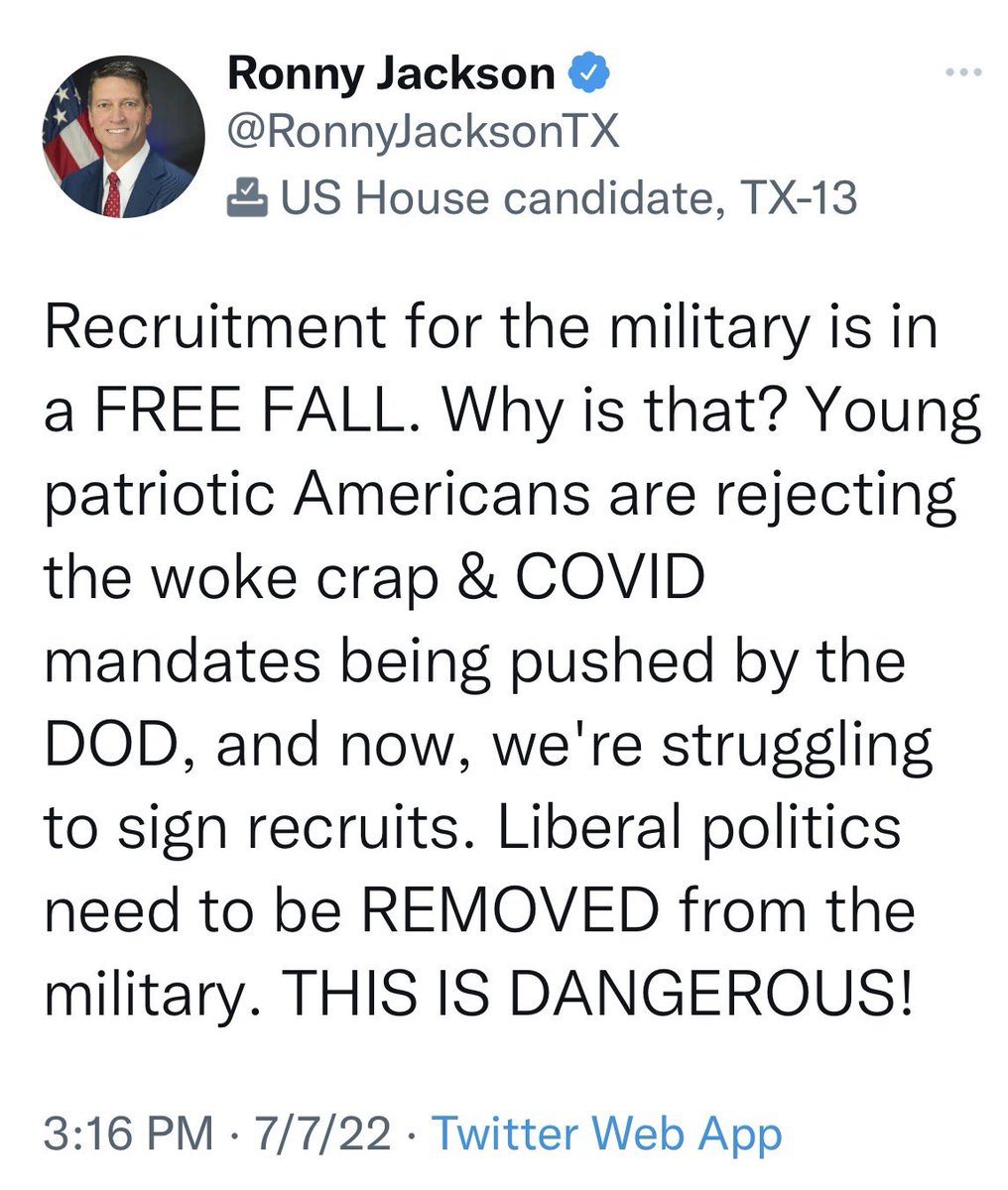 votevets's tweet photo. Right, because vaccines in the military have never been mandatory before. 🙄 https://t.co/4Mdo1tKVqx