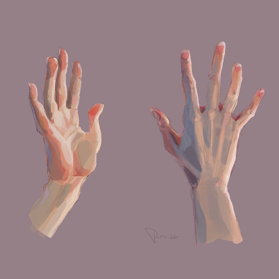 More hand studies. #digitalart