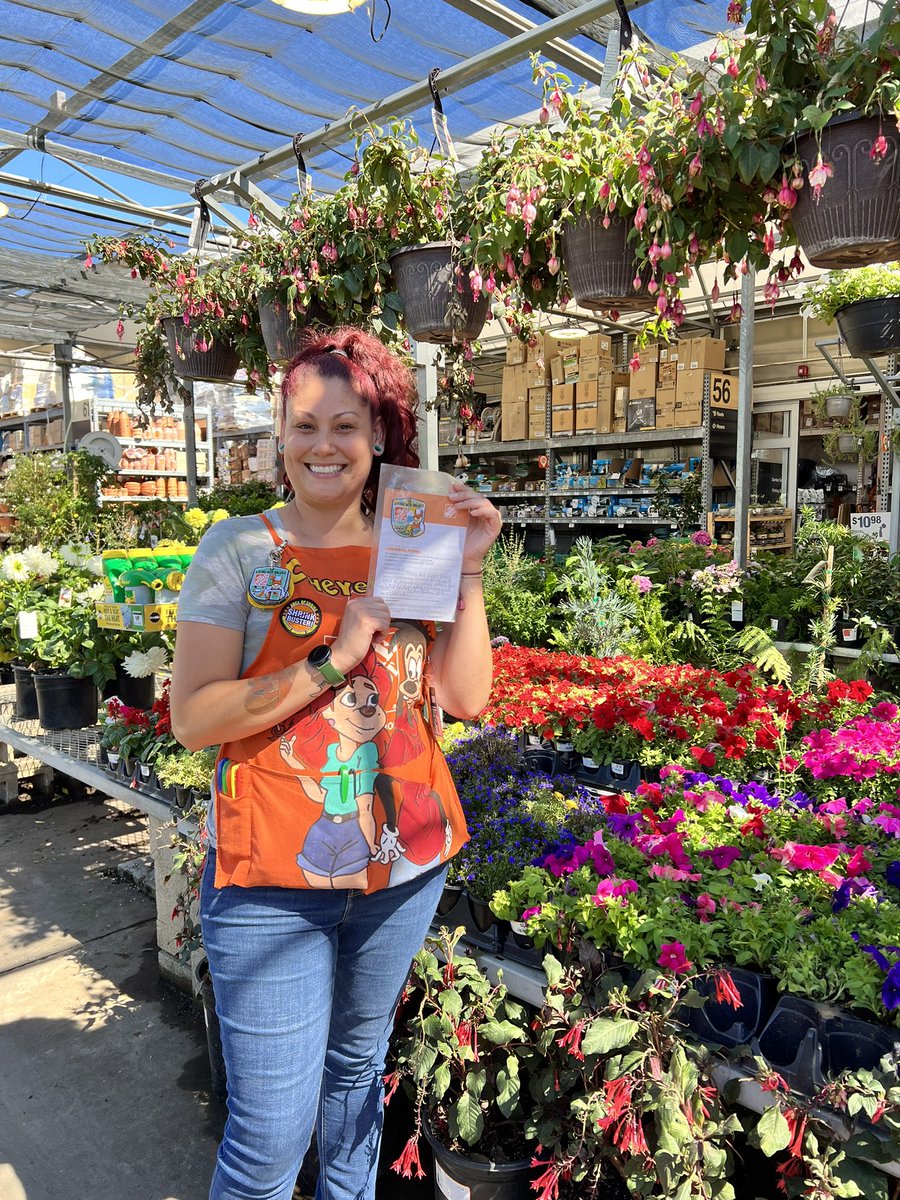 recognizing june’s cashier of the month &amp; recovery warrior! Anais C. &amp; Cheyenne U. keep up the great work ladies 🫶🤩 #womeninleadership #homedepot #6610
