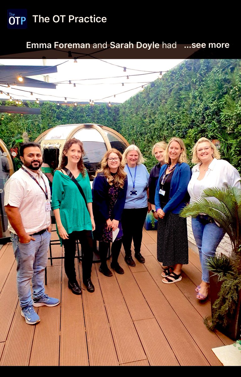 Navigating the balance of NHS life &amp; private practice is less tricky with lovely fellow associates and even lovelier settings for a midlands meet up!! 🥰 #privatepractice #theOTpractice #privateOT #greenpeopleandgreenwalls 💚⭐️