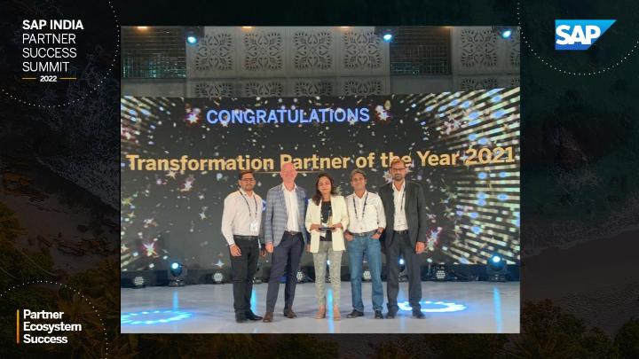 RagBizRecruiter's tweet image. Excited to share that we won the GSSP Transformation Partner of the Year 2021 award at the SAP India Partner Success Summit 2022. #SAPIndiaPSS #Accenture