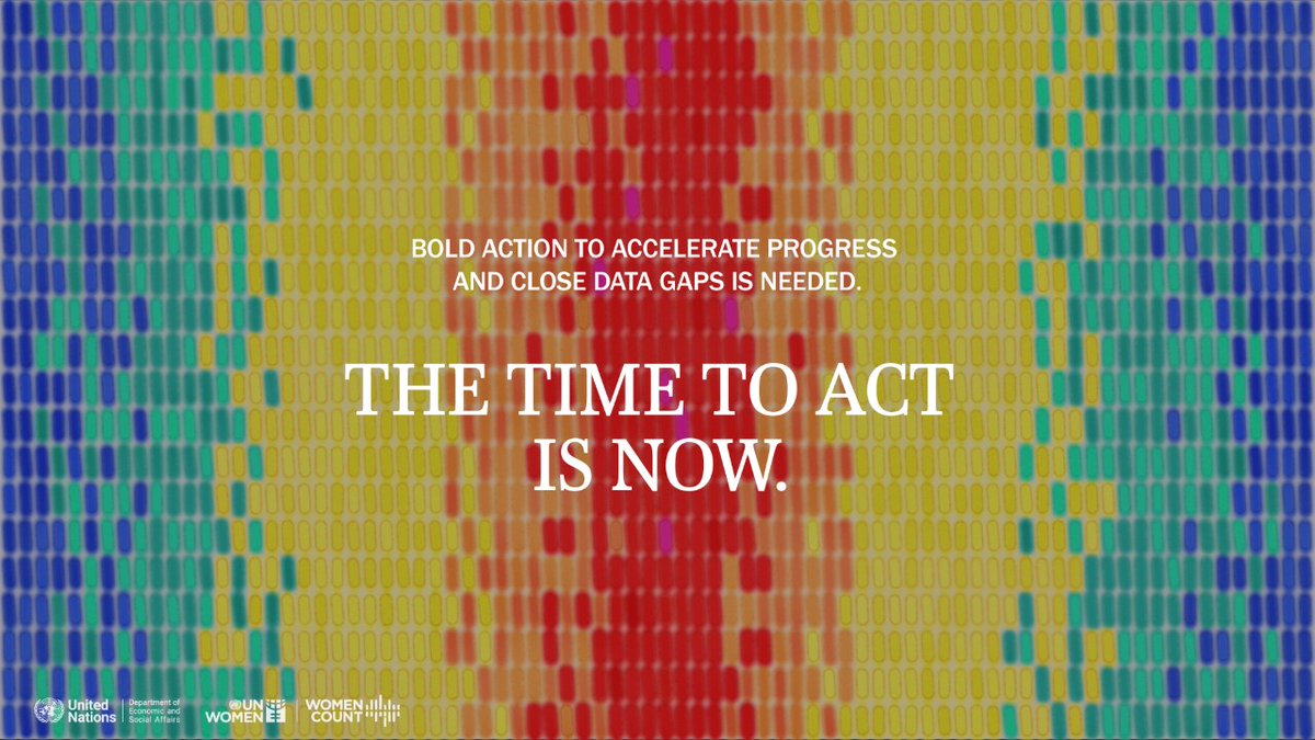 UN_Women's tweet photo. From the data we have, we know we’re not on track to achieve #GenderEquality by 2030.

But data gaps are also preventing us from seeing the whole picture.

We urgently need more and better gender data to diagnose barriers and spur action. Learn more: https://t.co/EPxQknXpzd
#HLPF https://t.co/wmD1SL2zen