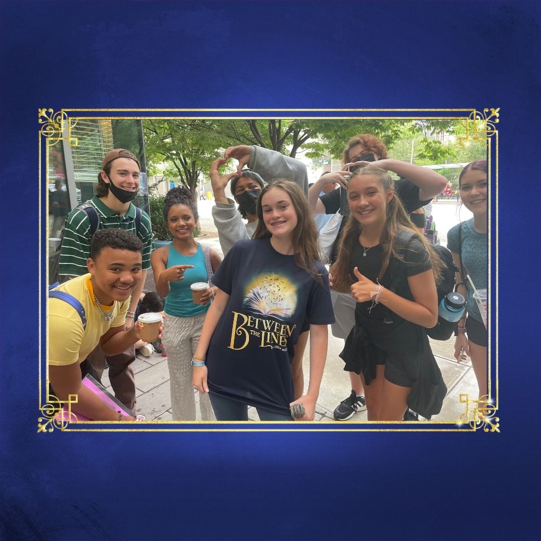 We were thrilled to have the teens from @itheatrics dive between the lines with us the other day. When are you joining us at #BTLMusical? Let us know in the comments below! 📖✨