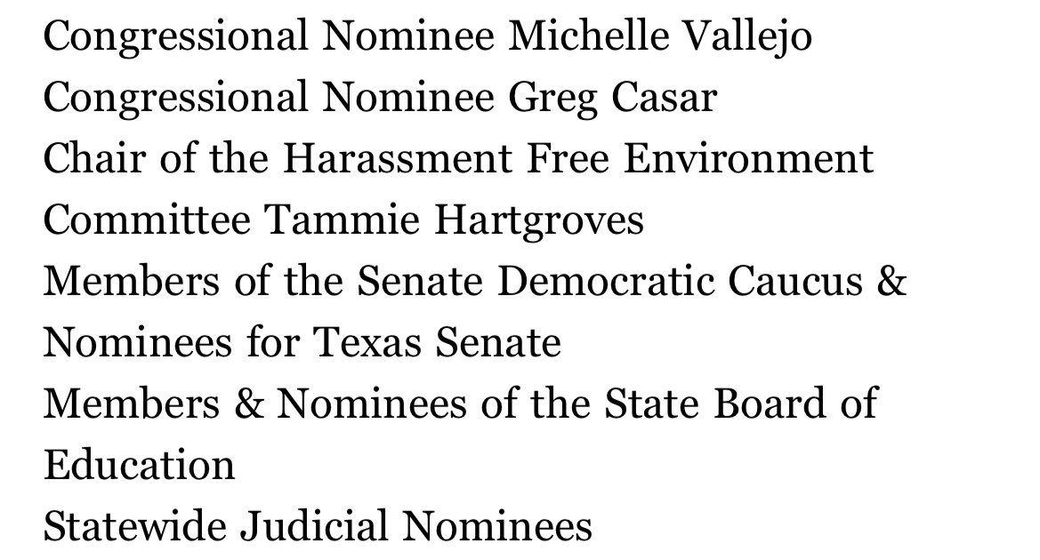 PatrickSvitek's tweet photo. .@TexasDemocrats release convention speaker list: https://t.co/1YnDRj0k7Y