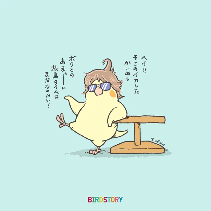 おはようございます。
本日は7月8日、語呂合わせからナンパの日とのことです🐣
#BIRDSTORY 
#ナンパ #オカメインコ 