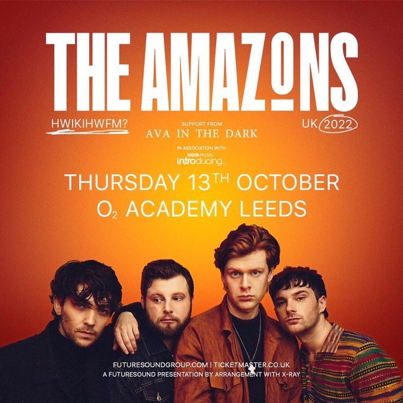 Absolutely chuffed to bits to announce we’re supporting The Amazons at the O2 Academy!

A ma-hoo-sive thank you to the super talented and lovely <a href="/avainthedark/">Ava in the Dark</a> for trusting this bug in a rug to play bass for you, and for inviting me onto this super special show ❤️