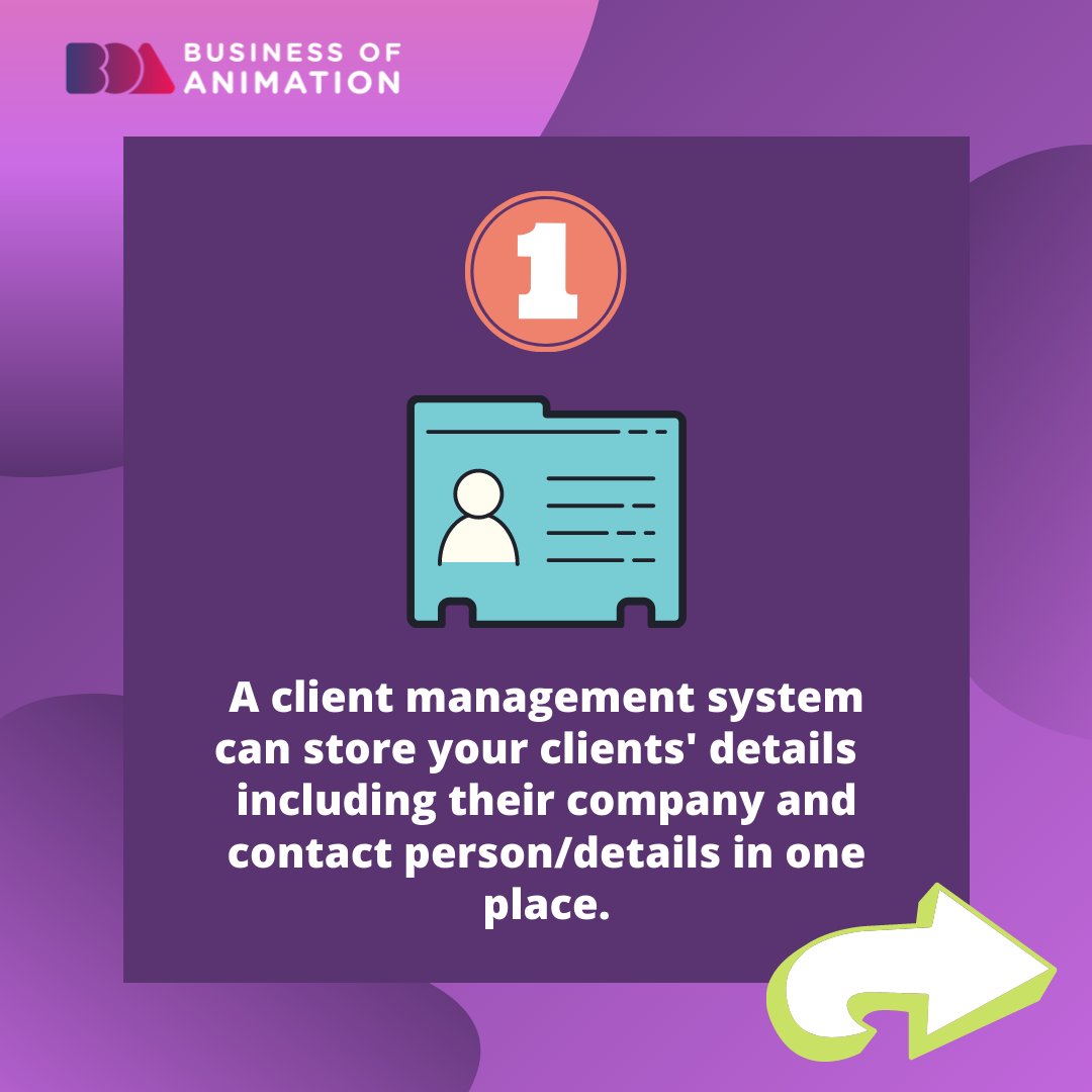 animationbiz's tweet image. 1. A client management system can store your clients' details including their company and contact person/details in one place.

2. Having a client management system lets you track the working progress of multiple client projects simultaneously.

#AnimatorProject