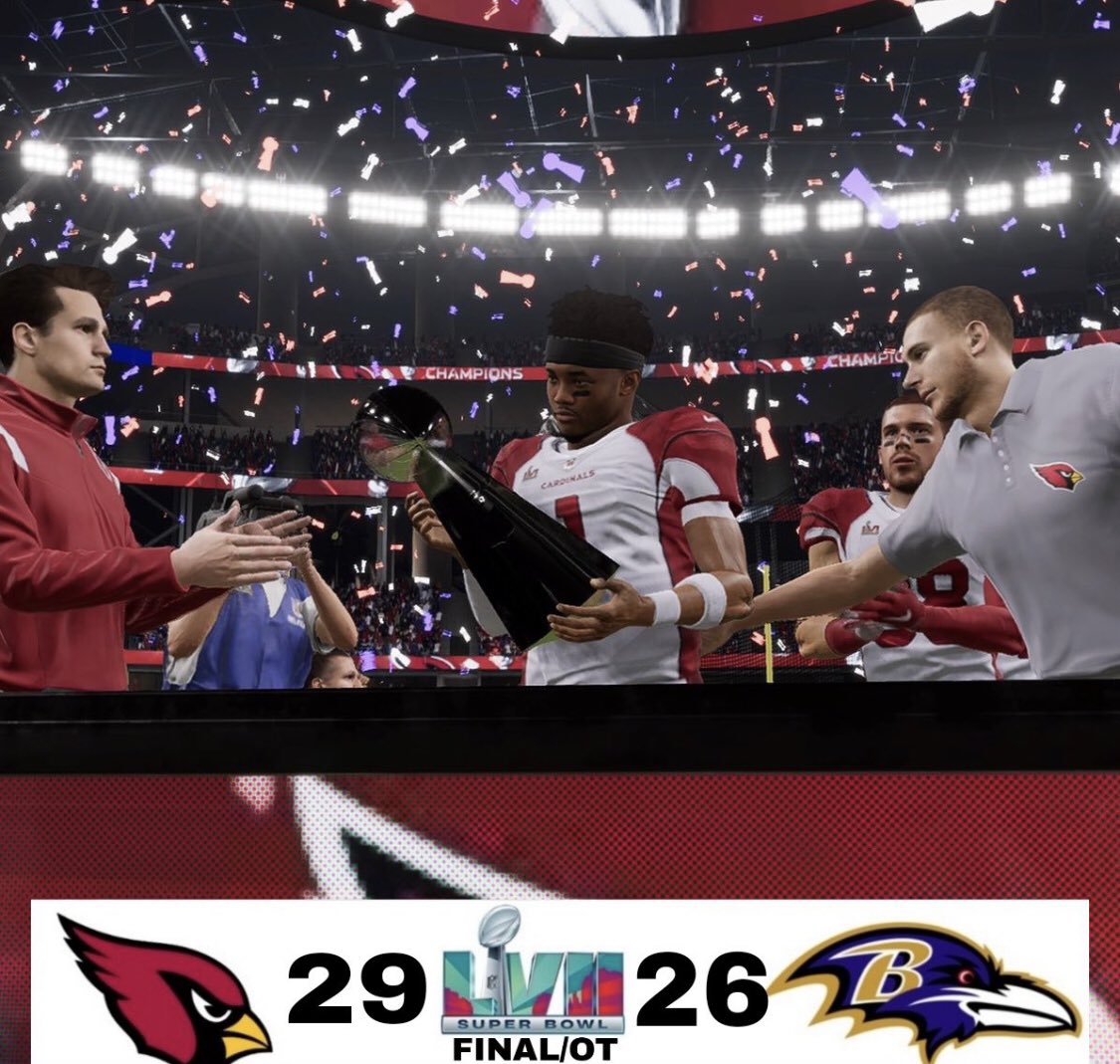 CardinalsDte's tweet photo. To all of our fans, thank you for this amazing journey, we did it! #champs https://t.co/HuwyVnutJW