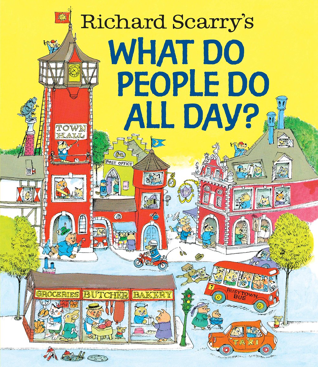 There are two types of people: those who grew up reading Richard Scarry, and those who remain perpetually maladjusted to society Richard Scarry: a thread