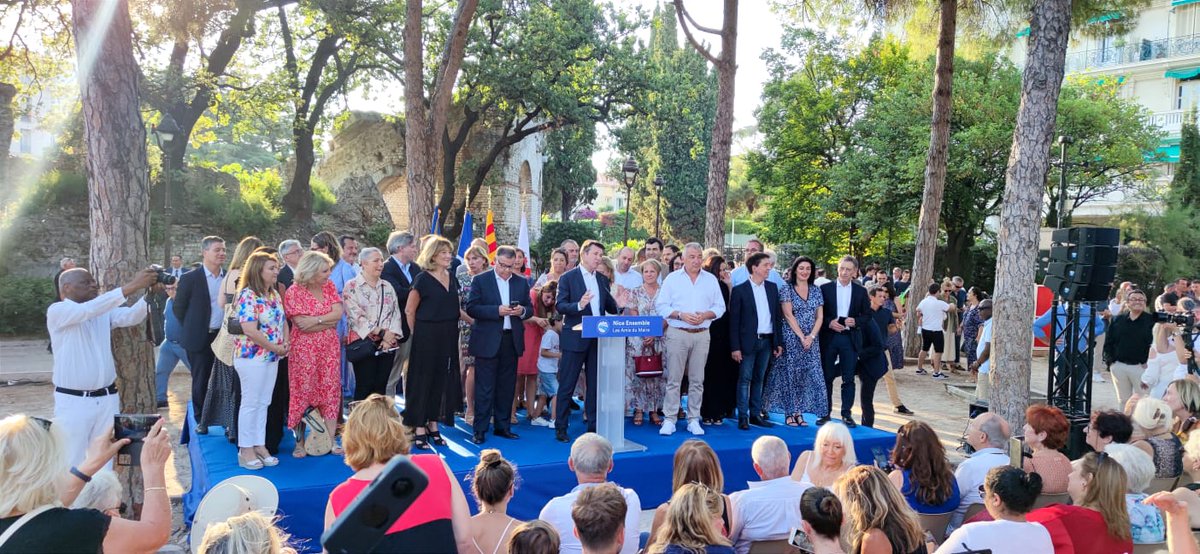 GaelNofri's tweet photo. Ensemble pour Nice. Mobilisés derrière @cestrosi, au-delà des appartenances partisanes et des histoires personnelles, nous faisons le choix de servir #Nice06 et les Niçois. Unis, nous travaillons à des projets ambitieux, dans une démarche d'écoute, de proximité, de RASSEMBLEMENT. https://t.co/yCZzwsvRHq