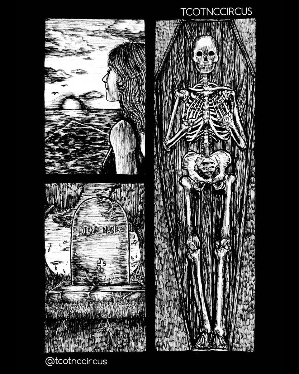 tcotnc's tweet photo. “The difference between me and you— is that I’m alive and you’re dead.”
#ArtistOnTwitter #traditionalart #penart #inkart #horrorart https://t.co/VL834hHvXl