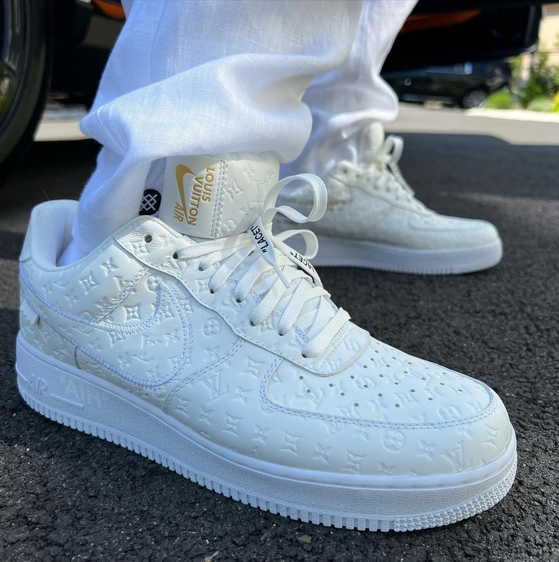 Louis Vuitton Nike Air Force 1 Virgil Abloh Green/White Sneaker