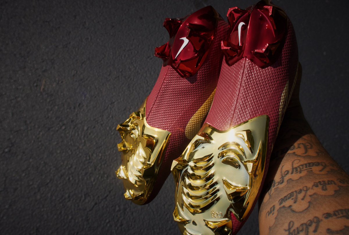 _birdcustoms's tweet photo. Fear the spear 🍢 (@CaamMcd) #customcleats #FSU #NoleFamily #birdcustoms @dyray22 https://t.co/IptUWESahO